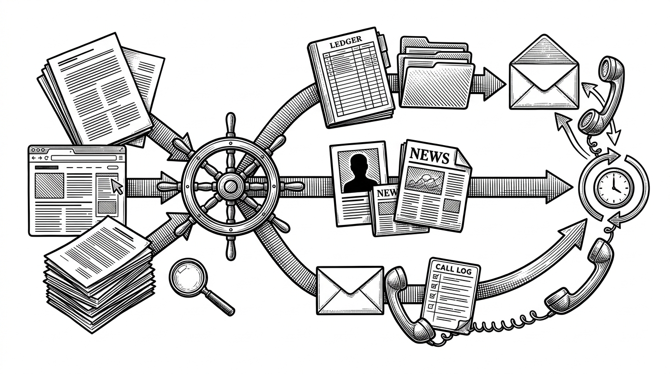 deep-diligence: Deep Diligence: The Open-Source Agent That Keeps Investigating After It Sends the Email