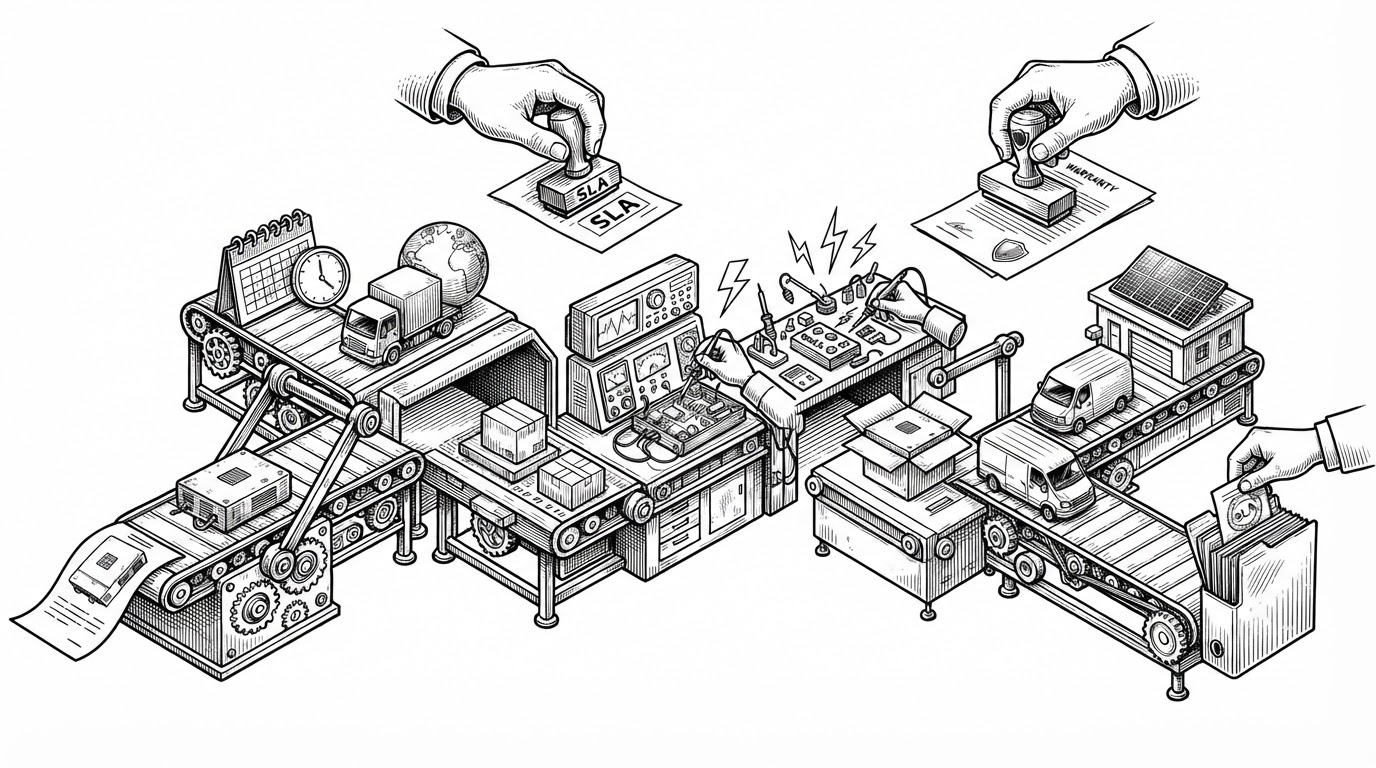 Sunce_Solars: Sunce Solars: The ERP That Treats a Repair Like a State Machine