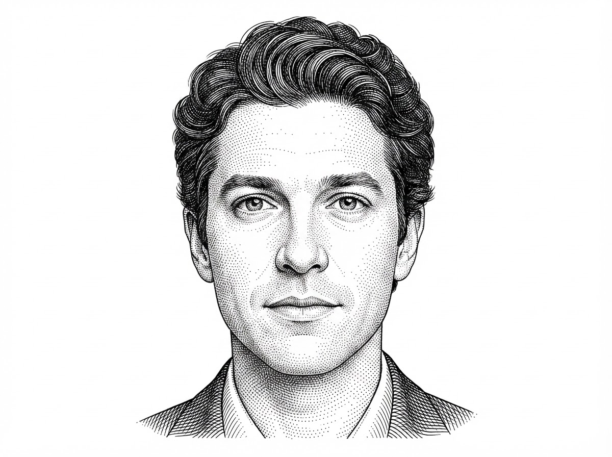 A hedcut-style portrait of Binaryify, the project maintainer, rendered from a verified GitHub avatar. The portrait gives the article a human anchor and ties the ghost repo back to a real developer identity.
