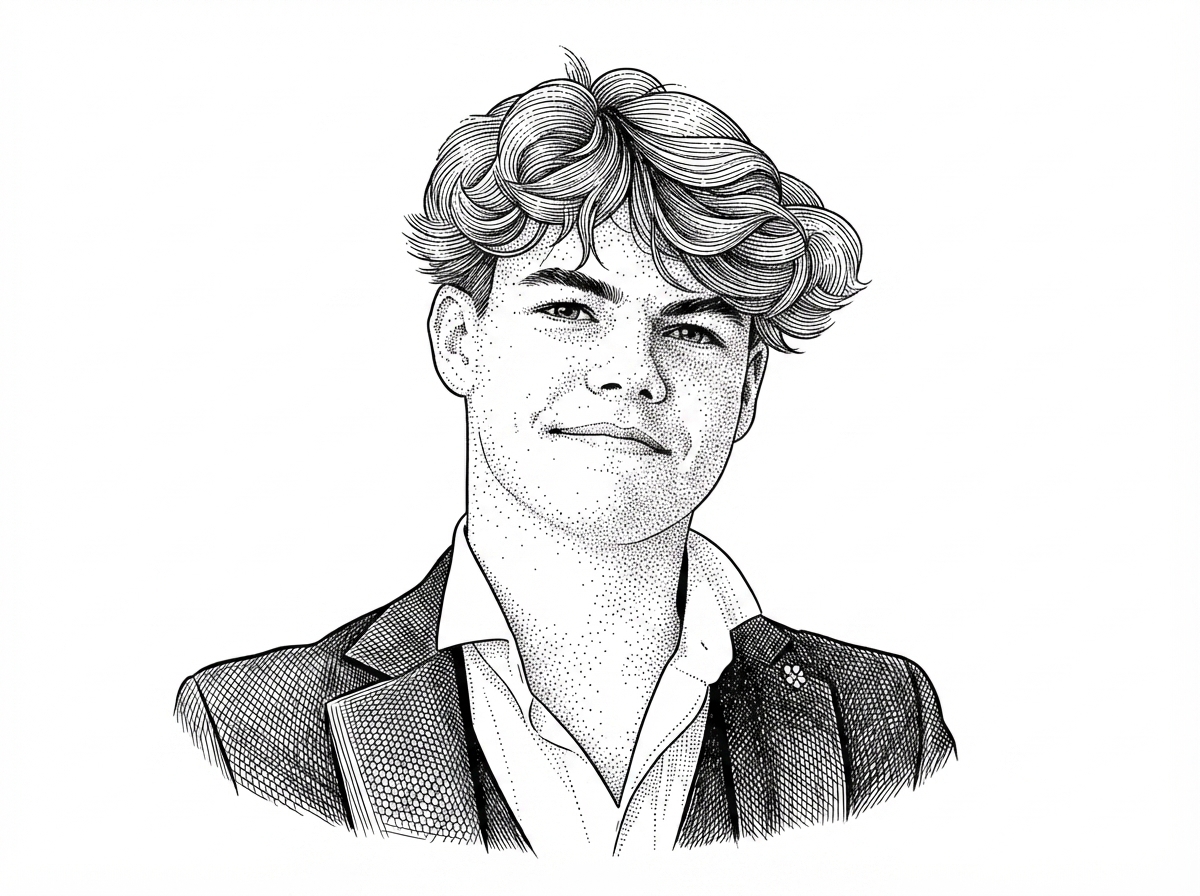 A hedcut-style portrait of the contributor known as voskalo, rendered from a verified GitHub avatar. The face is presented as a source-linked editorial portrait, underscoring the repo's contributor identity without inventing any new visual details.