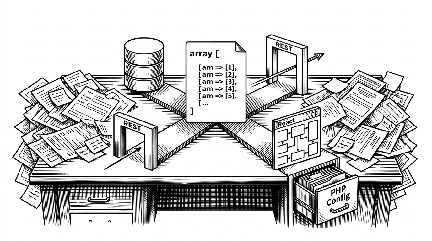 MilliBase: The PHP Array That Becomes a WordPress Admin, API Schema, and Config Layer