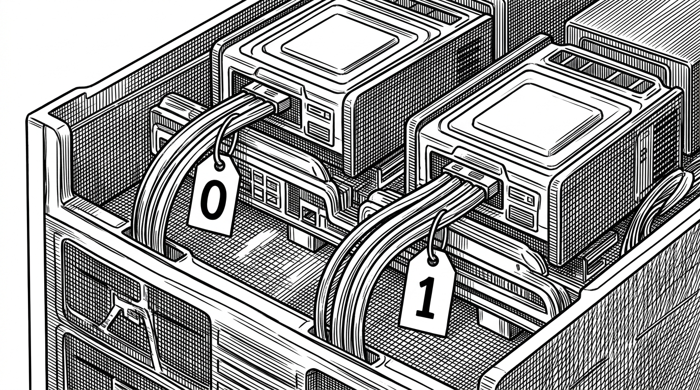 Two tasks sit on the same node while separate GPU lanes are assigned to each one. The image explains that nv-sflow tracks device-level placement, not just whole-node allocation.