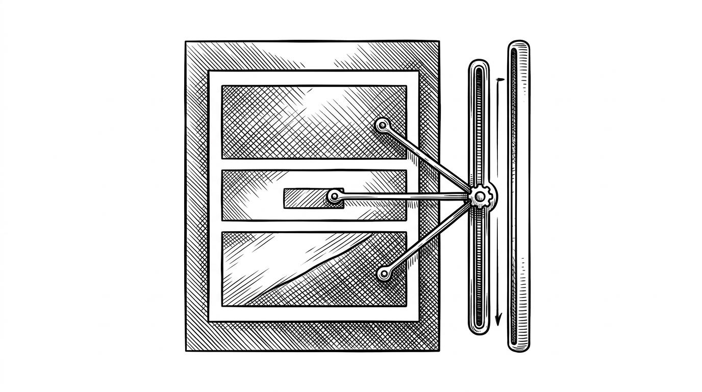 A single section block is shown in close-up, with one narrow progress rail feeding multiple visual effects. The image explains how one shared state can control opacity, translation, and scale without making each effect manage itself.