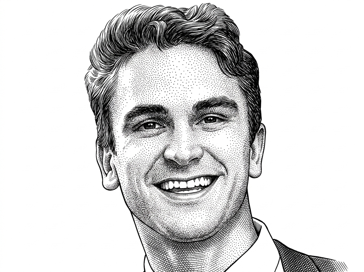 WSJ-style hedcut portrait of Alexander Atallah. It shows a head-and-shoulders likeness derived from his GitHub avatar, reinforcing that Redline is a tightly scoped plugin built by a single maintainer.