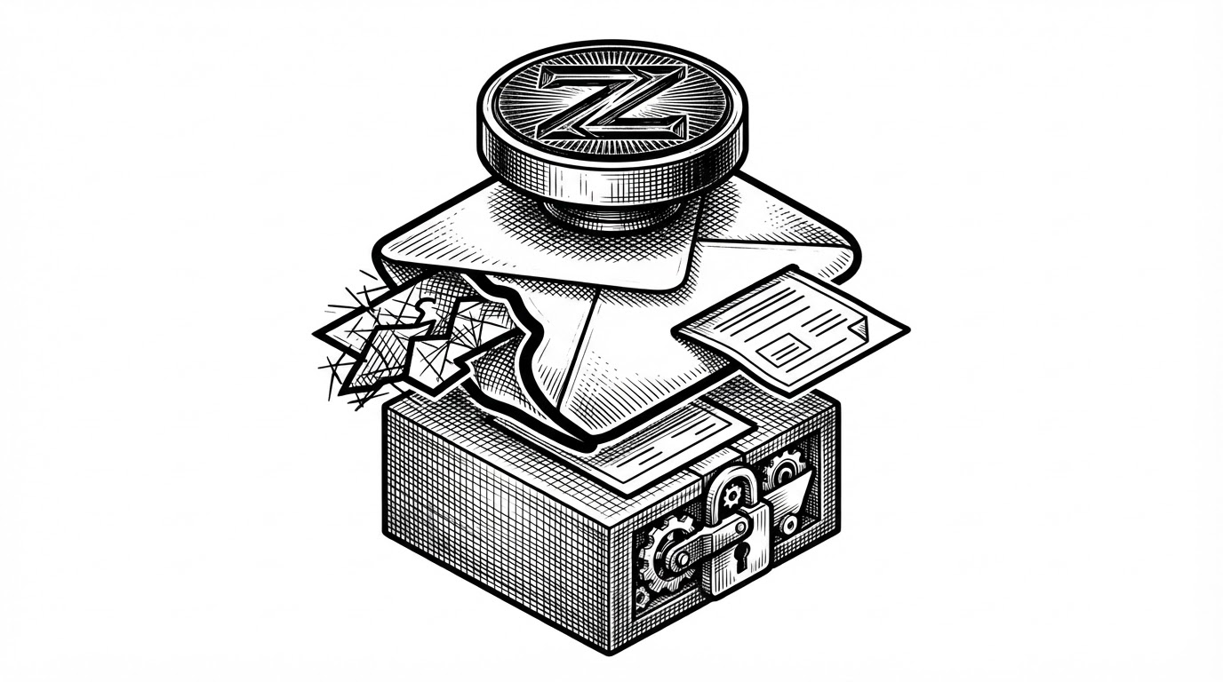 A layered technical illustration shows a Zod schema stamp at the top, a Server Action envelope in the middle, and a Prisma transaction block at the bottom. A malformed payload is stopped before the database, while a valid order passes through and seals the cart behind it. The image explains how validation and transactions work together to protect checkout.