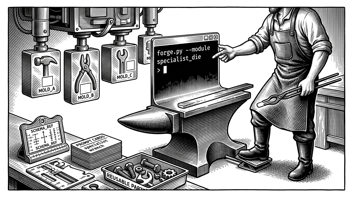 awesome-forge-agents: Programming the programmer