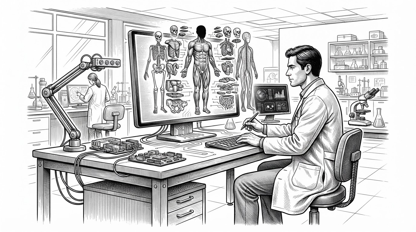 human-atlas: Human Atlas: The Anatomy App That Turns 2,234 Meshes Into One Fast Browser Machine