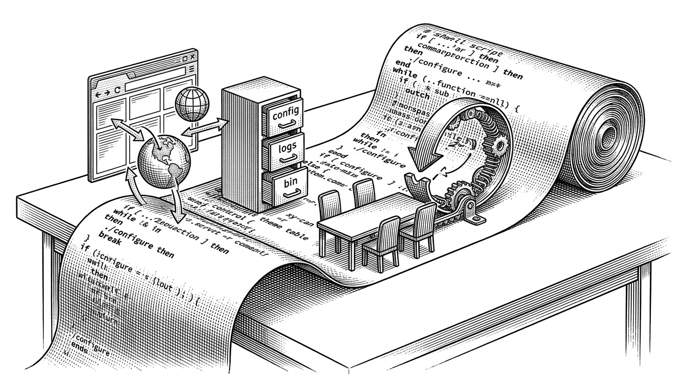 `dothething`: The Shell Script That Hides a Full AI Agent Stack