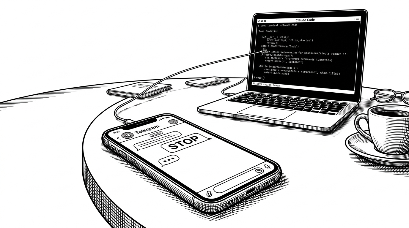 hamen/claude-code-telegram: The Telegram Bridge That Makes Claude Interruptible