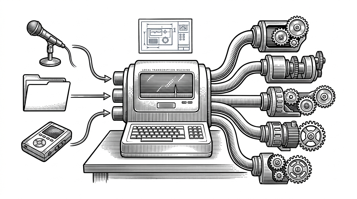 TranscriptionSuite: The Local-First Transcription App That Looks Like a Software Factory
