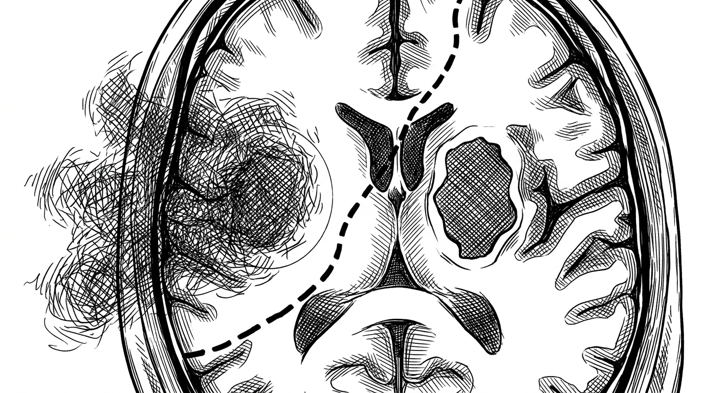 A close-up split scene shows a heatmap spilling beyond a lesion boundary on one side and a segmentation mask tightly confined to the lesion on the other. A dashed line marks the disagreement zone where the two outputs do not align. The image explains why explanation and segmentation are related but not interchangeable.