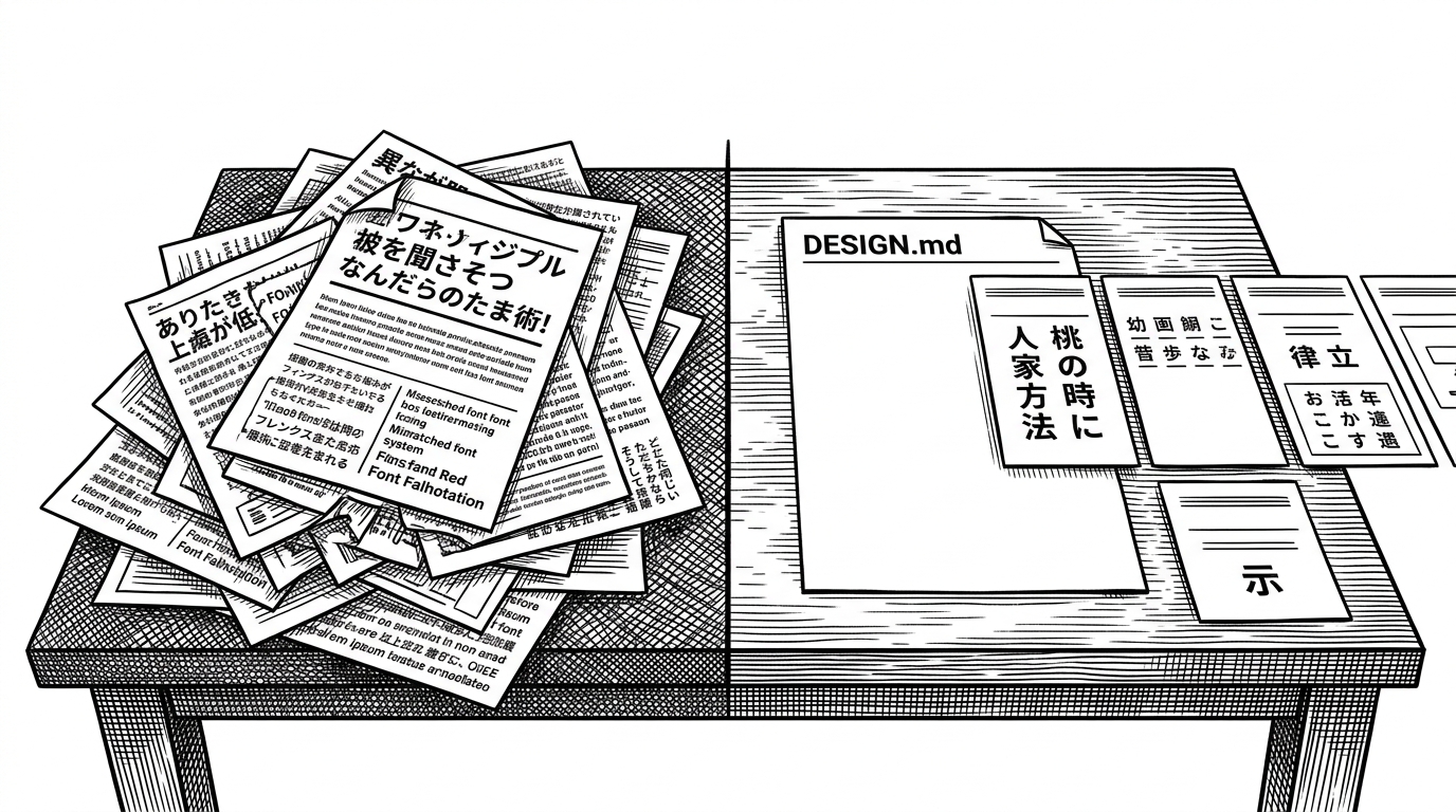 awesome-design-md-jp: The Prompt Library That Teaches AI How to Typeset Japanese UI