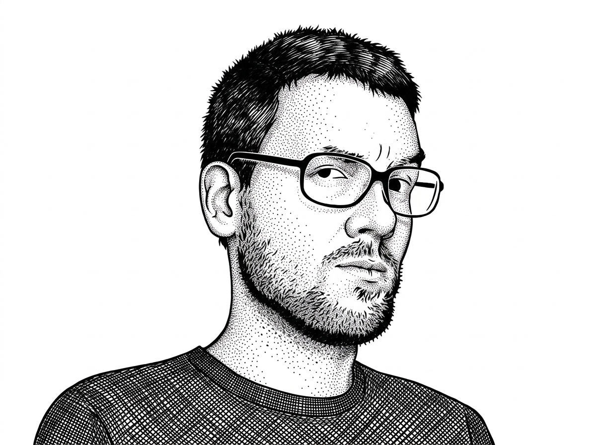A WSJ-style hedcut portrait of Li Jigang based on his verified GitHub avatar. It anchors the article in the creator behind the skill and shows this as an author-driven method, not a generic prompt pack.