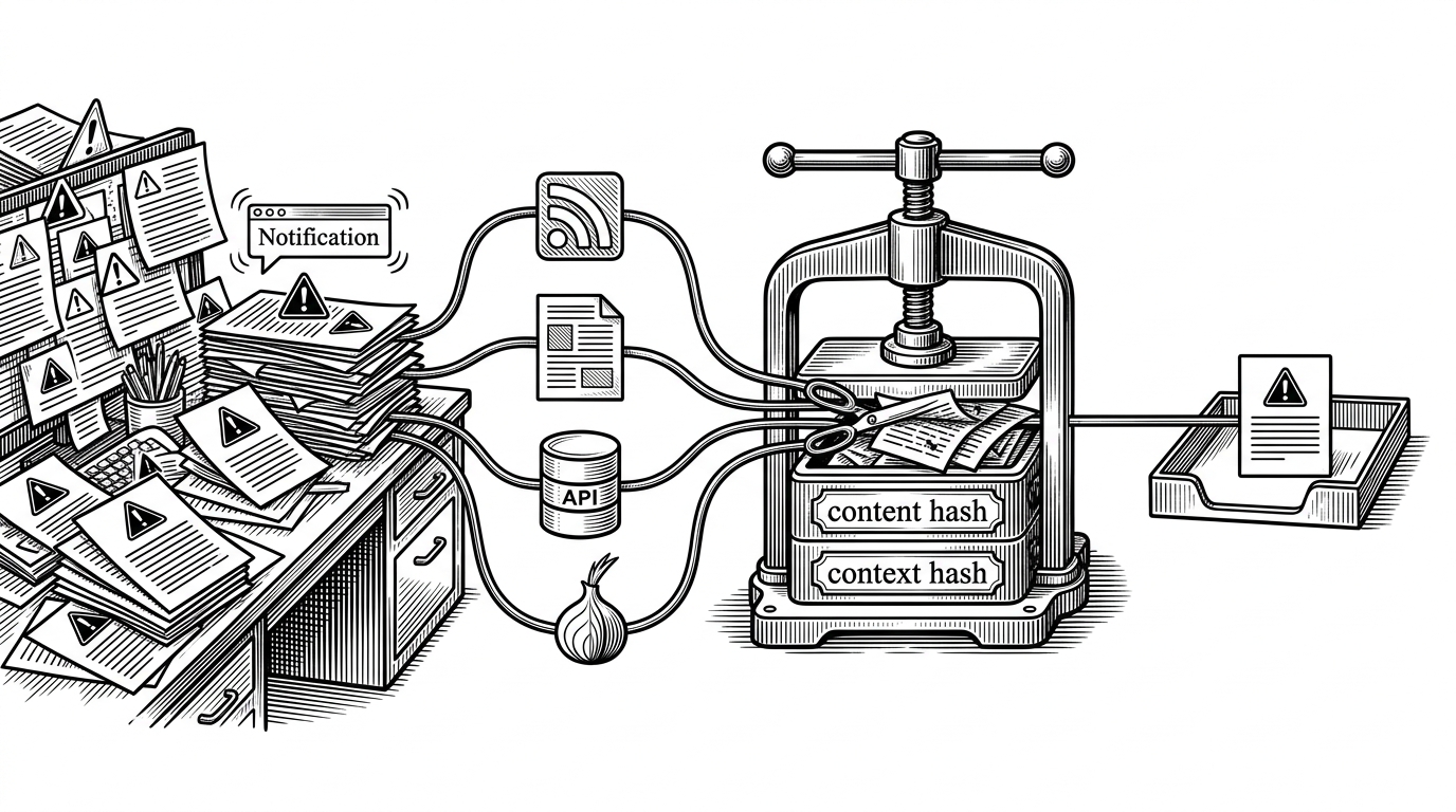 Threat-Intel-Nom-Nom: The open-source TIP that only pings you when the threat is actually new