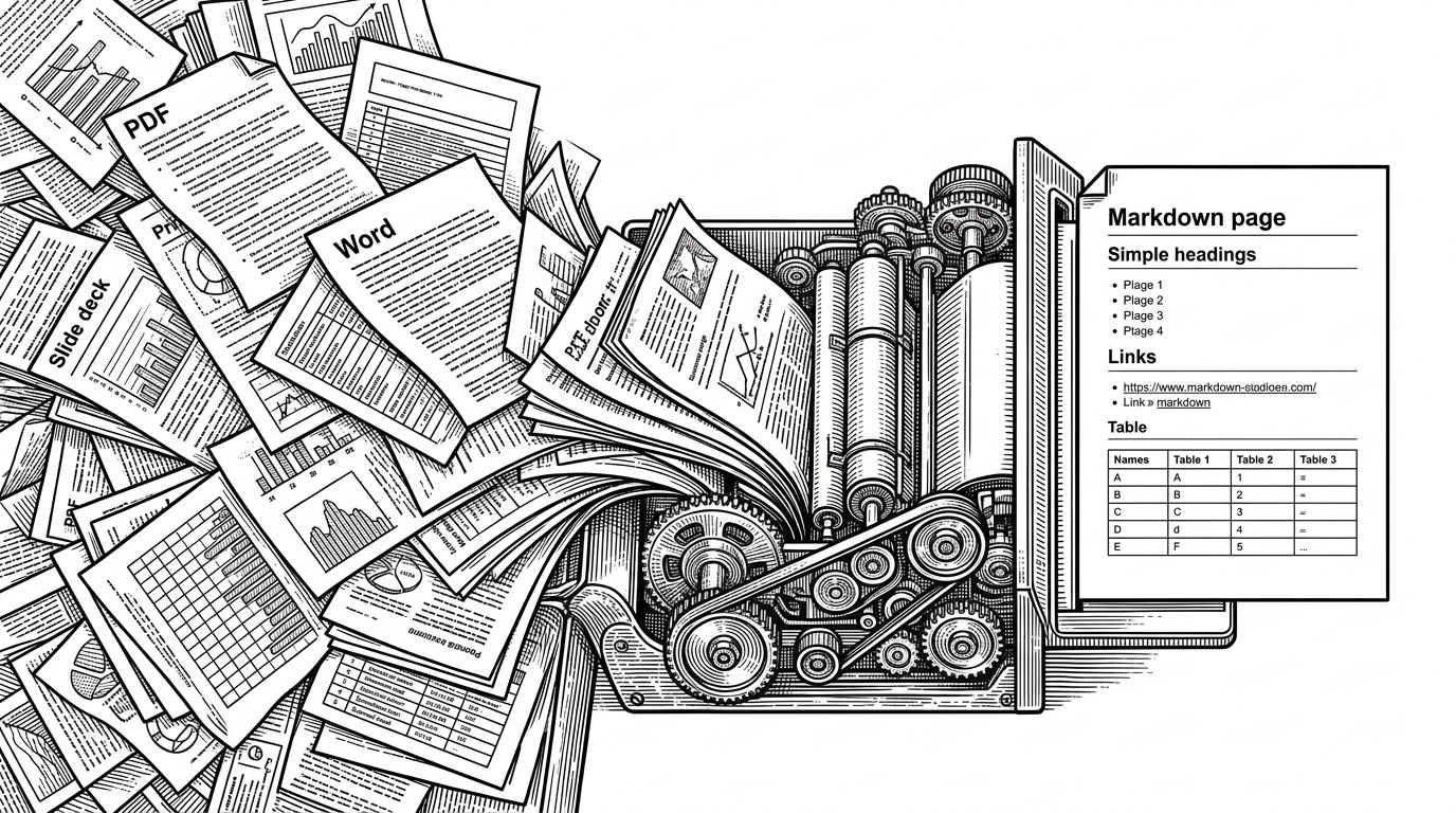 MarkItDown: Microsoft’s Document Converter That Treats Markdown as an AI Ingestion Layer
