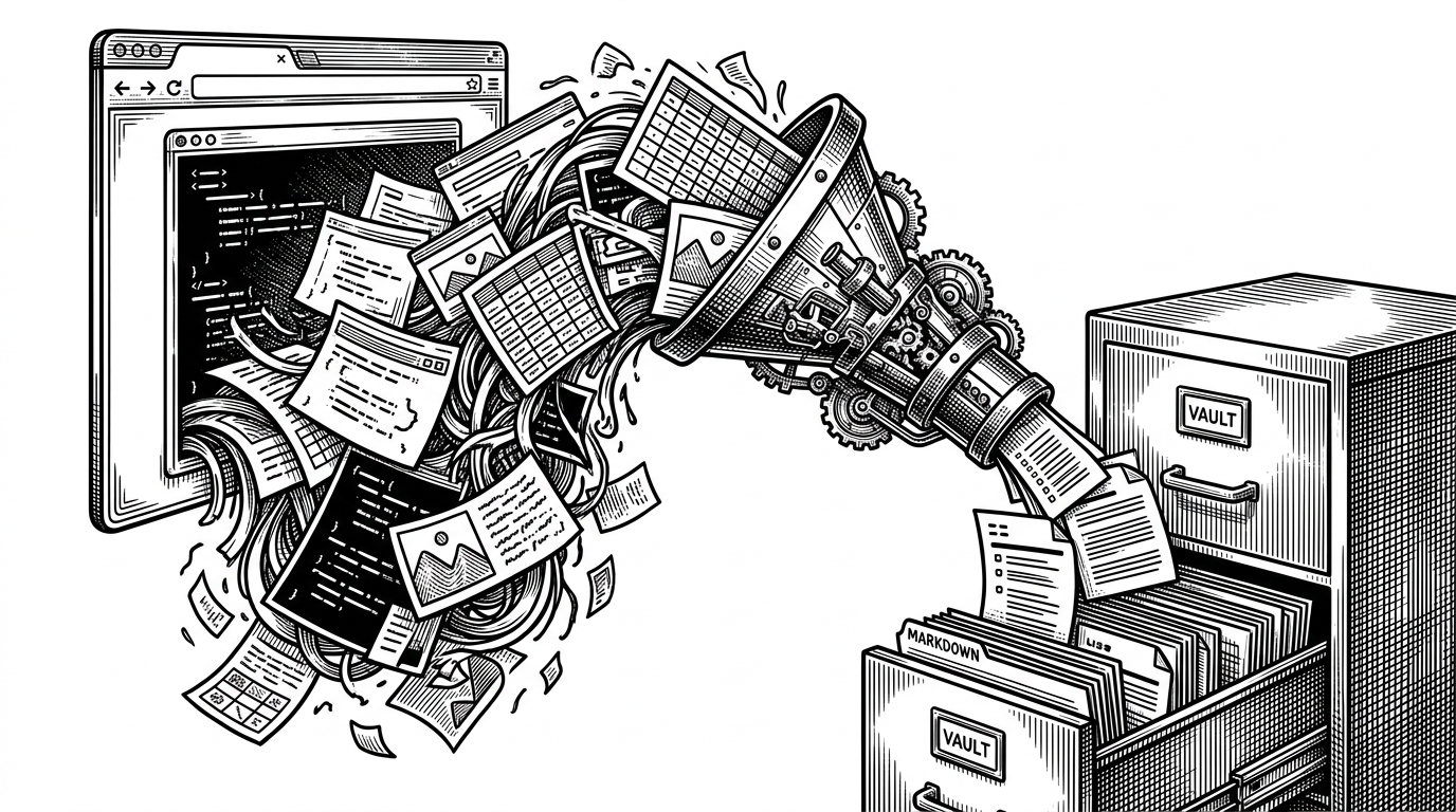 obsidian-clipper: Obsidian Web Clipper: Turning the Browser Into a Markdown Intake Pipeline