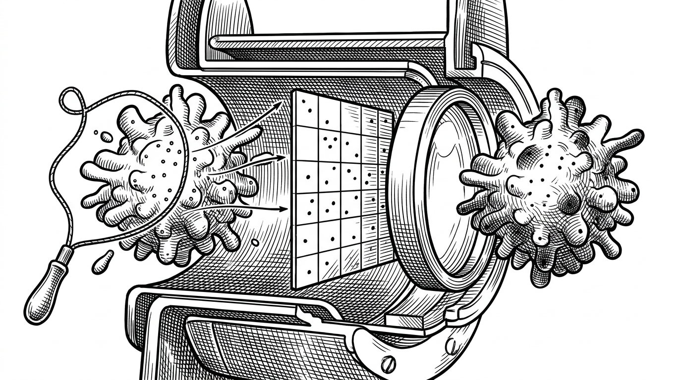 A close-up mechanical cross-section shows a lasso selecting a small splat cluster, then those splats being written into a texture-like state grid, and finally a shader reading the grid to change their appearance. The image explains how a user action becomes a GPU-visible state change without brute-force geometry edits.