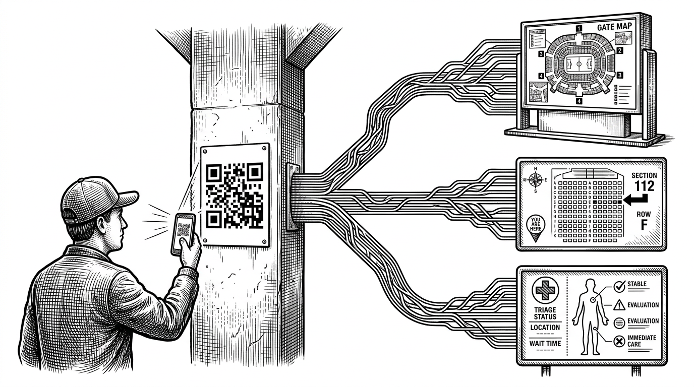 ContextQR: The QR Code That Becomes a Different App for Every Stadium Moment