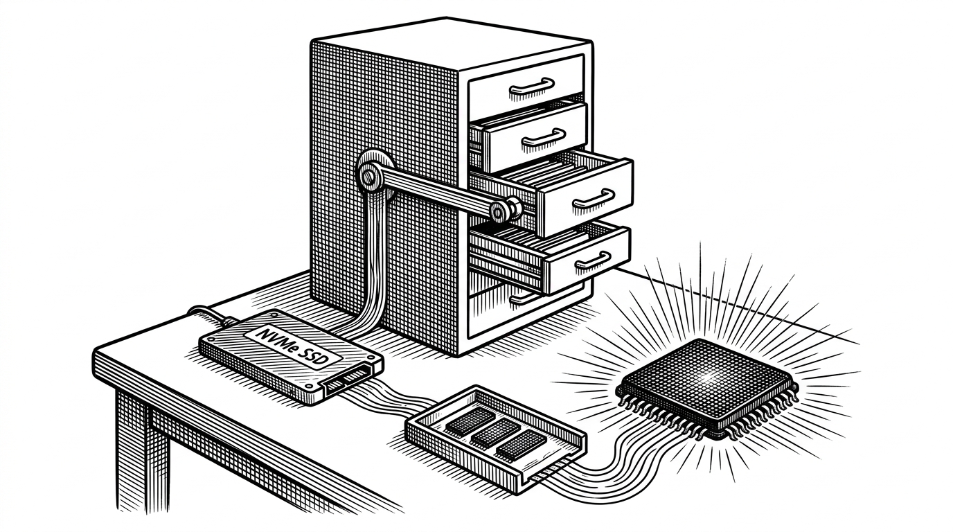 Micro-Expert-Router-SSD-Streamed-MoE-MER: MER: The MoE Engine That Treats NVMe SSDs Like VRAM