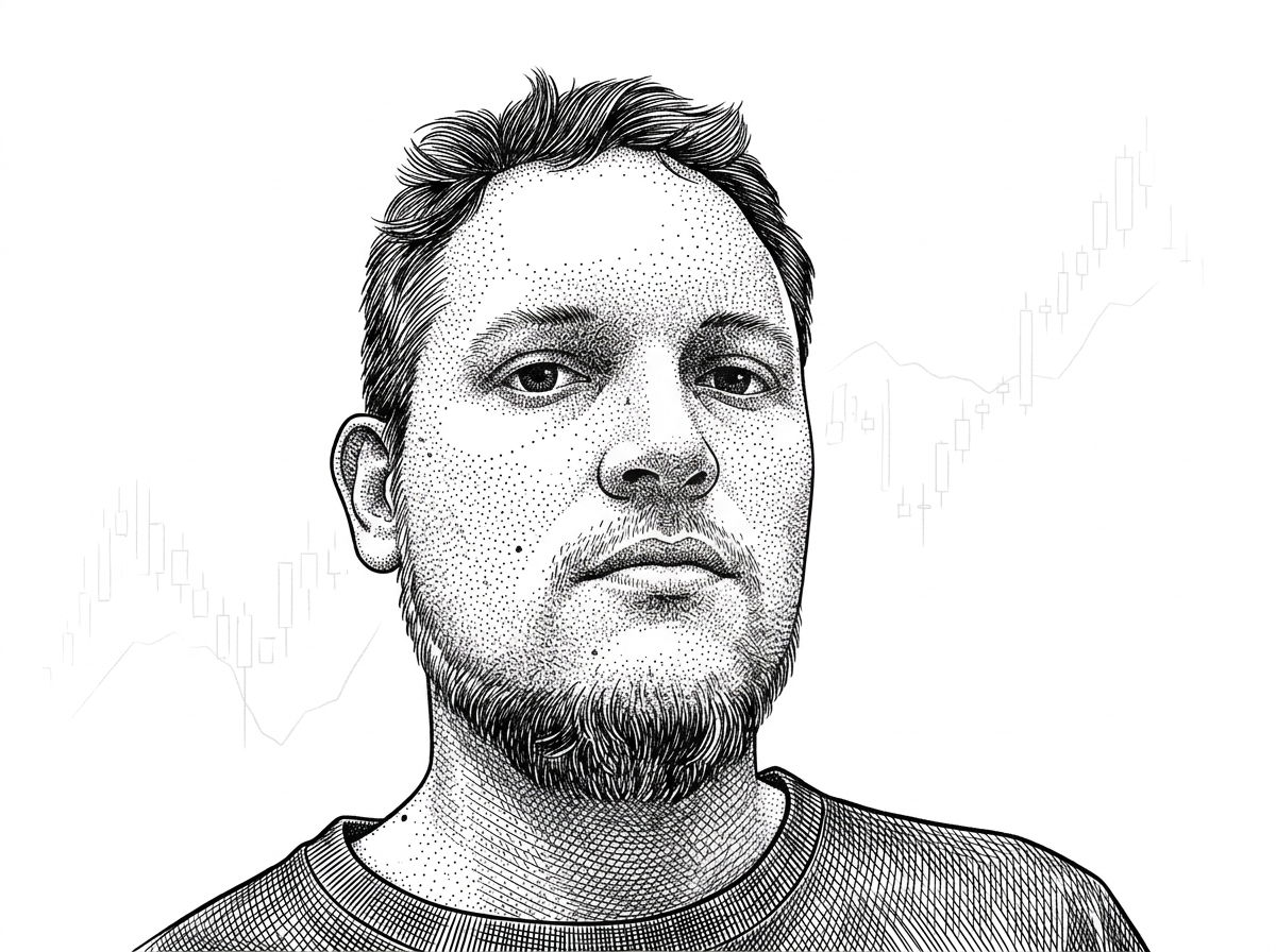 Portrait of rquiroga7 in a stippled, WSJ hedcut style.