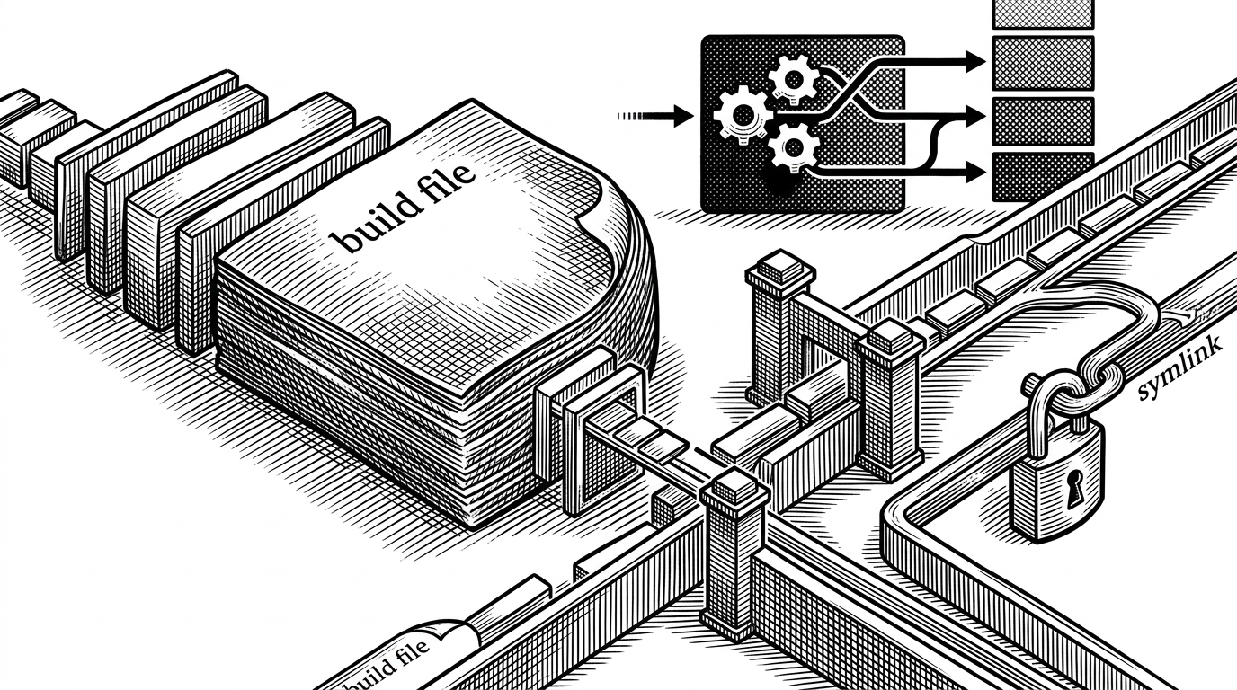 A close-up of a file being split into precise byte-range slices while one channel stays open and another path is blocked. The image explains how asc streams uploads safely and guards against dangerous file handling.