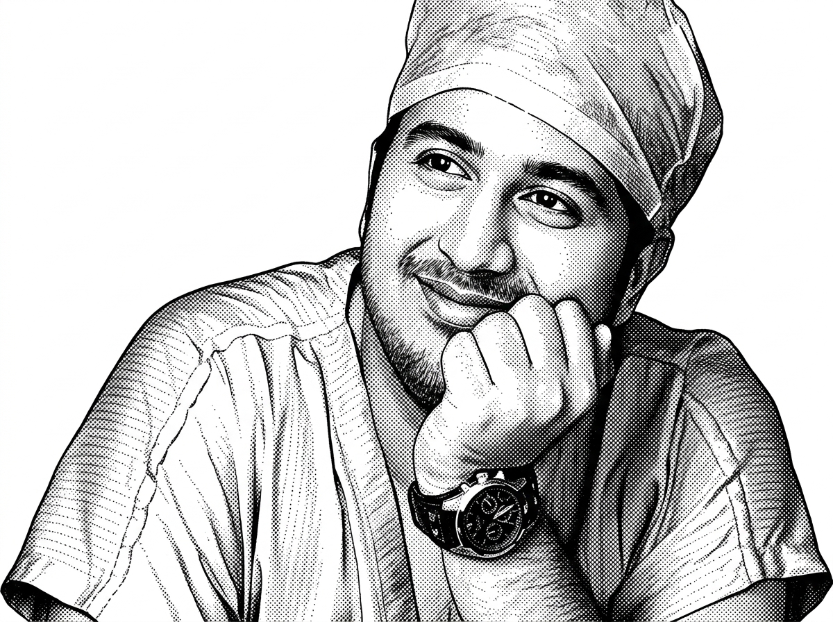 Portrait of Rushindra Sinha, creator of Project 03.