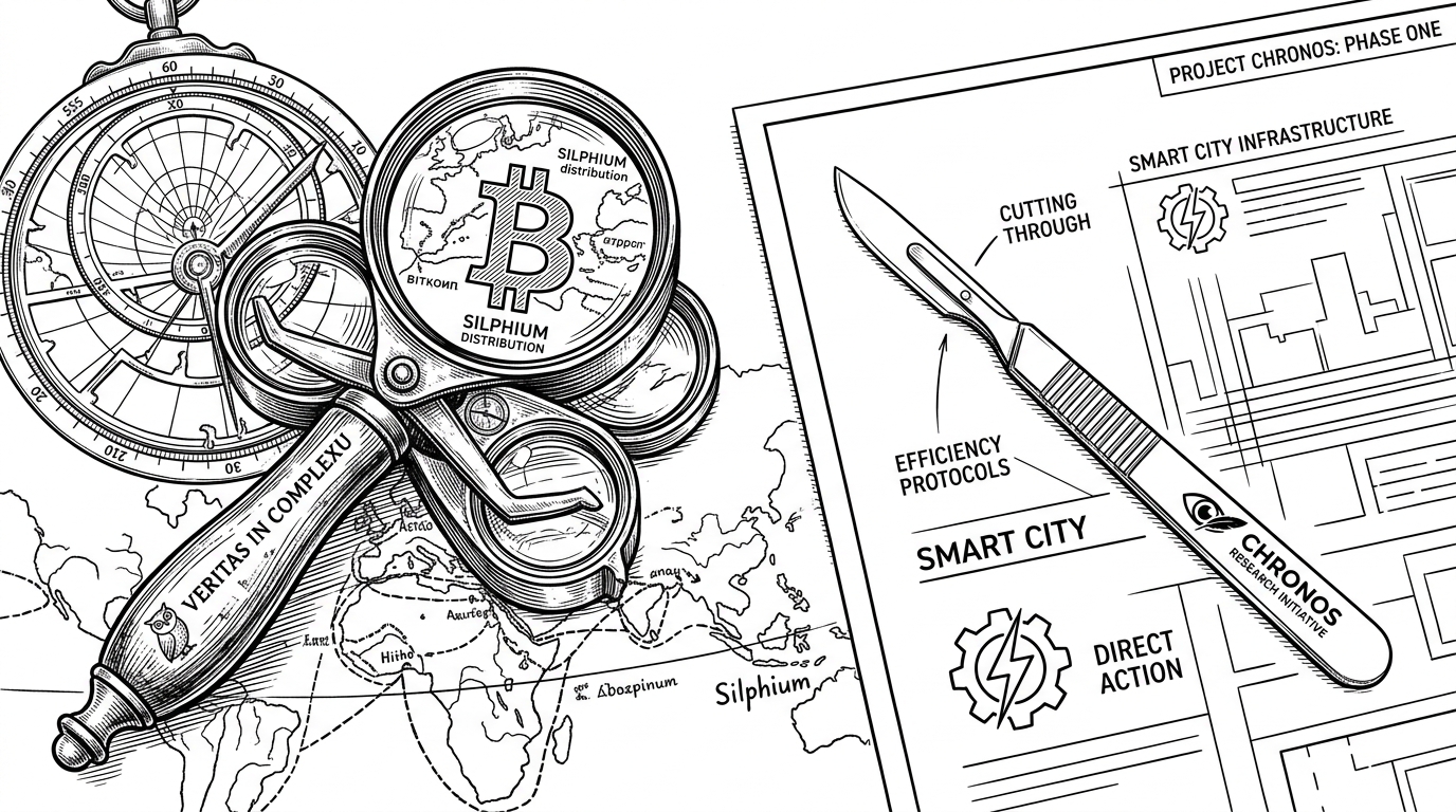 A close-up of a workbench. On the left, a heavy, complex brass magnifying glass with multiple thick lenses folded out. On the right, a simple, surgically sharp scalpel resting on a blueprint. This represents the precision of raw native SQL versus the heavy abstraction of an ORM.
