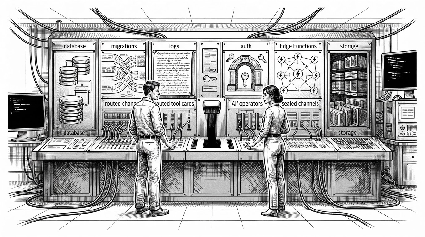 Supabase MCP: The Control Layer That Lets AI Operate a Cloud Backend