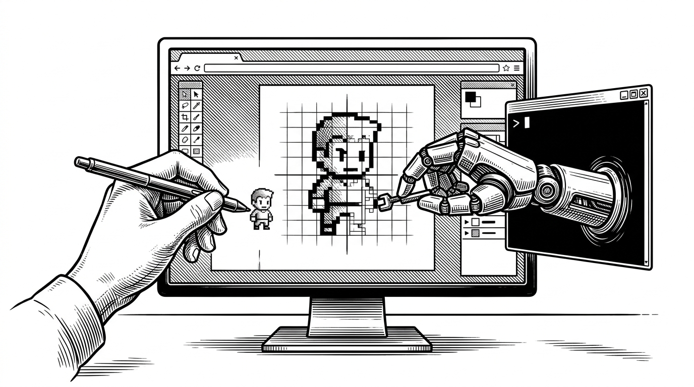 DogSprite: The Pixel Art Editor That Lets AI Hold the Brush