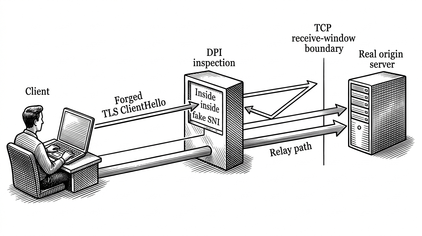 sni-spoofing-rust: How a Rust Tool Gaslights DPI With One Packet That Never Reaches the Server