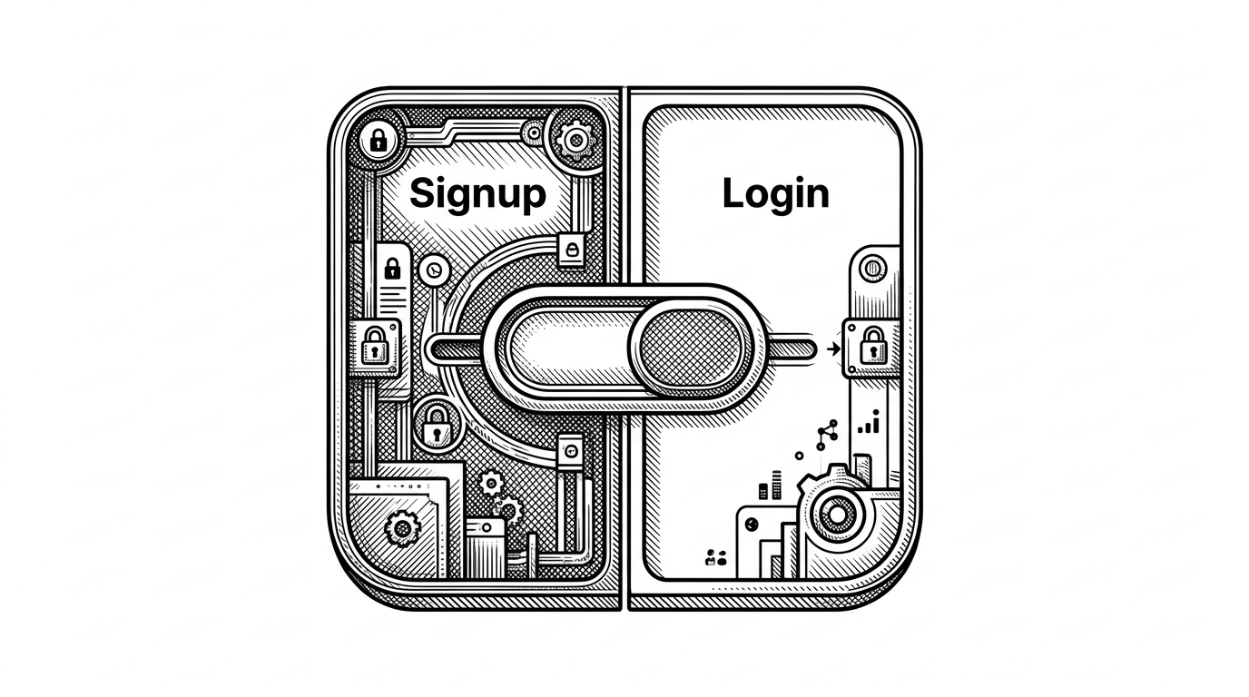 tomerhakak.github.io: The 3-File Auth Modal That Makes State Feel Physical