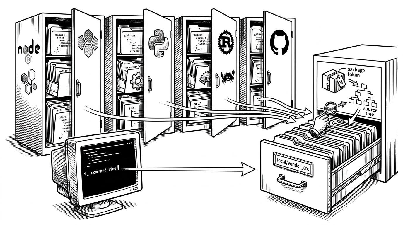 opensrc: The Cache That Lets AI Agents Jump Straight Into Dependency Source